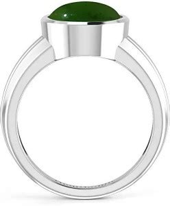 CEYLONMINE Beautifully Crafted Jade Ring For Man and Woman Silver Jade ...