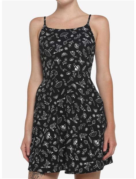 Thorn And Fable Mushroom Forest Skater Dress | Hot Topic