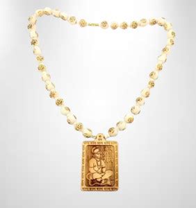 EVERGROW Bajrang Bali Hanuman Ji Tulsi Wood Tulsi Mala Locket Wood ...