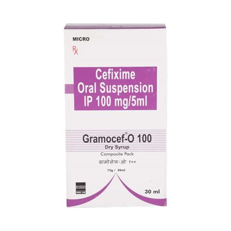 Gramocef O 100 MG/5ML Suspension (30): Uses, Side Effects, Price ...