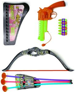 Dynamic Retail Global Gun Toys for Boys With Bullets, Archery Bow ...
