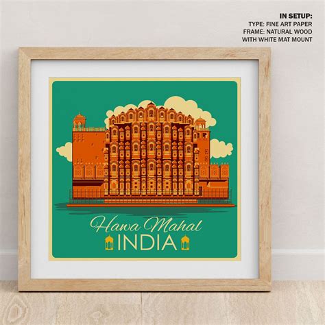 Buy Hawa Mahal in Rajasthan Art Paintings & Prints Online India at Best ...