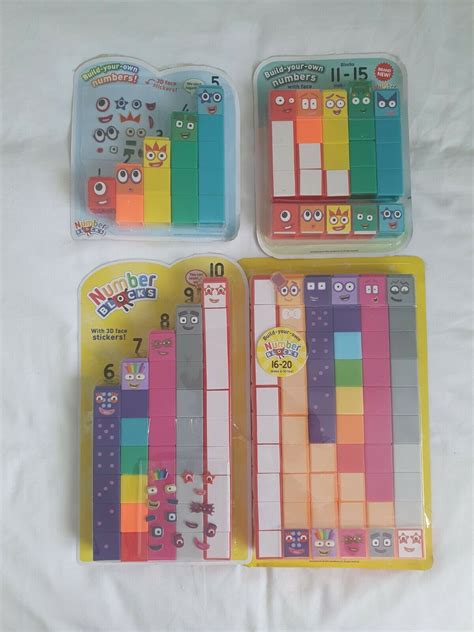 Numberblocks ,16-20, 6-10 and 11-15 1-20 Number | Ubuy India