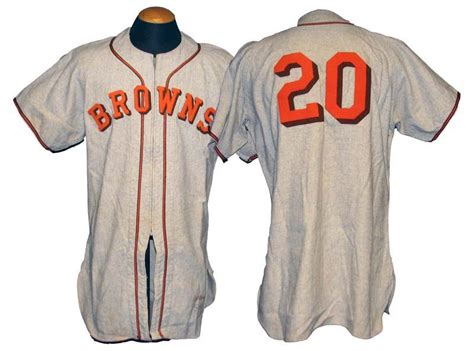 Lot Detail - 1951 Al Widmar St. Louis Browns Game-Used Jersey