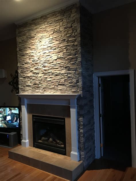 Build Stacked Stone Fireplace – Fireplace Guide by Linda