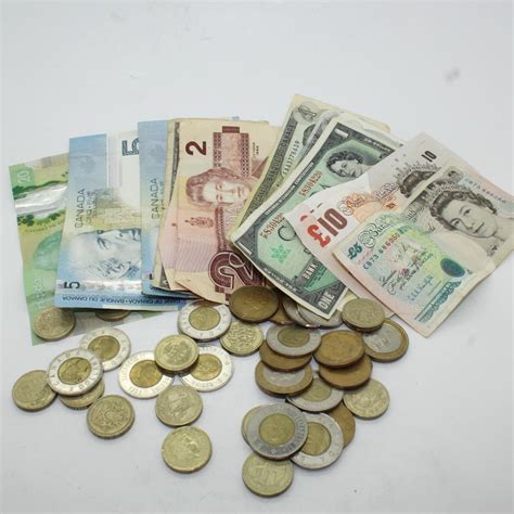 Lot Of 70 Canadian Dollars And 43 British Pounds | Property Room