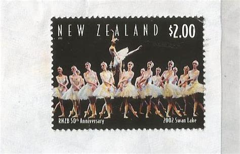 50th Anniversary Royal New Zealand Ballet – Swan Lake Ballet on Stamps ...