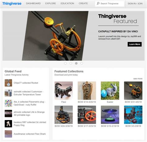 Thingiverse Collections 的图像结果