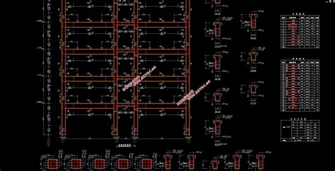 四层4000平米办公楼设计(含cad建筑图,结构图)_建筑结构_56设计资料网