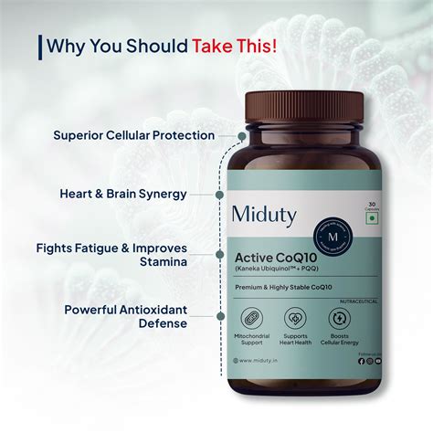 Best Coenzyme Q10 (COQ10) + PQQ Tablets Supplement In India