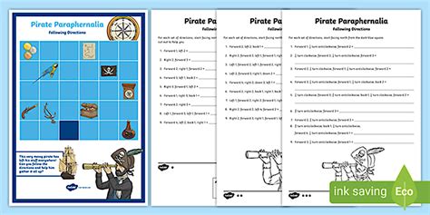 Reading Directions | Clockwise and Anticlockwise Worksheet