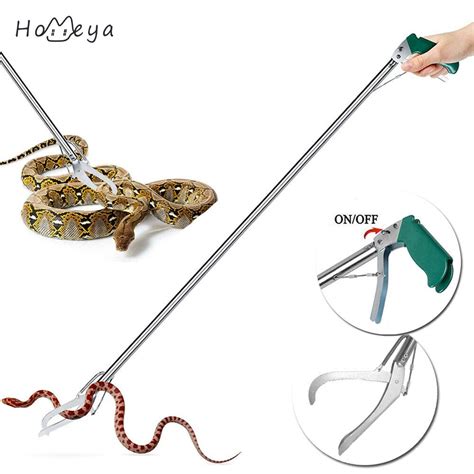 Buy Homeya 47 Snake Tongs Catcher Grabber Hook Stick Handling Tool ...