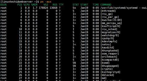 linux ps command output format | Android IOS V- 5.98