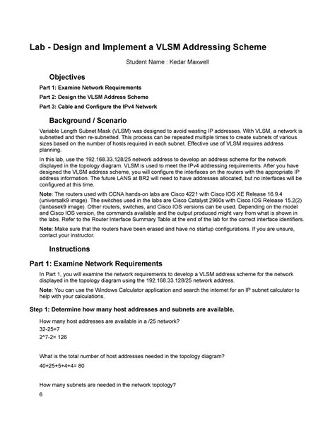 Image result for Design and Implement a VLSM Addressing Scheme