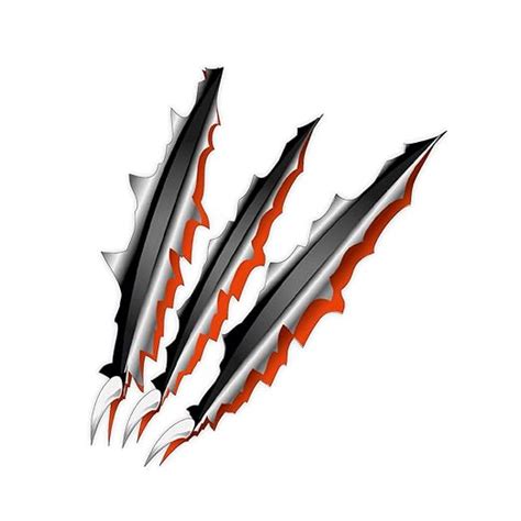 SIGNOOGLE Scratch Design Graphics 3D Sticker for Car Dent and Bike Body ...