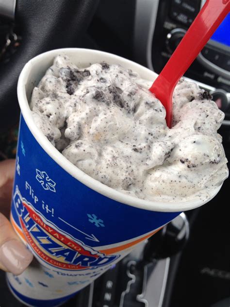 Dairy Queen. Blizzard. Oreo. Cookie dough. | Food drinks dessert, Yummy ...