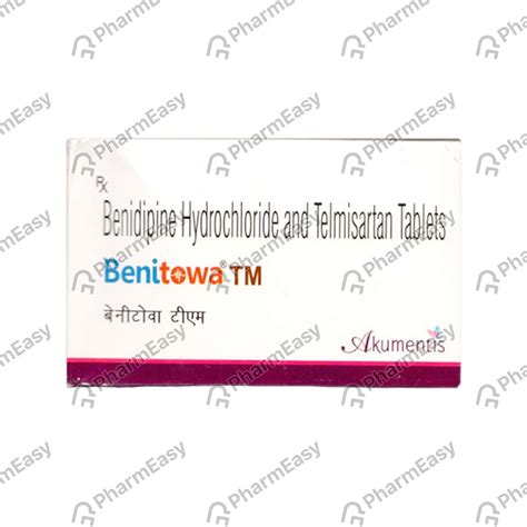 Buy Benitowa Tm 4/40mg Strip Of 15 Tablets Online at Flat 15% OFF ...