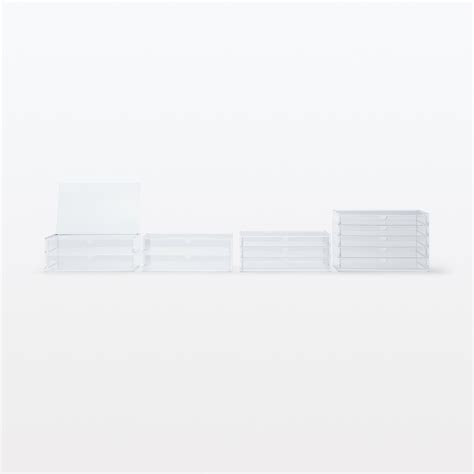 Stackable acrylic case 2 drawers / L