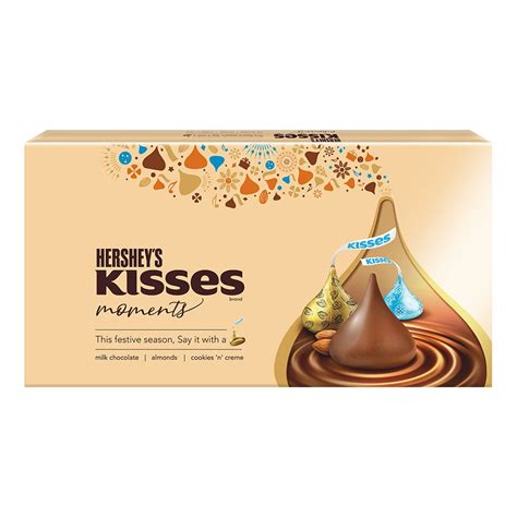 HERSHEY’S KISSES Moments Gift Pack, 129 g