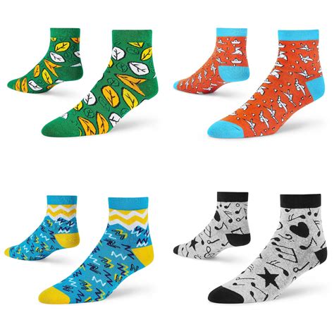 Fun Ankle Socks - Combo Pack of 4 | Dynamocks | India – Dynamocks | Buy ...