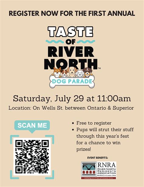 First Annual Taste of River North Pet Parade – July 29 – Register NOW ...