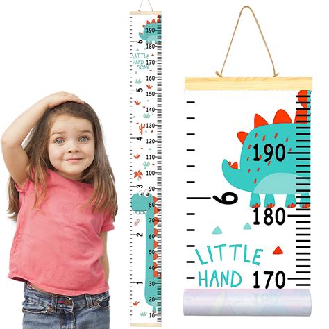 Buy PASHOP Growth Charts for Kids, Canvas Growth Chart Ruler for Girls ...