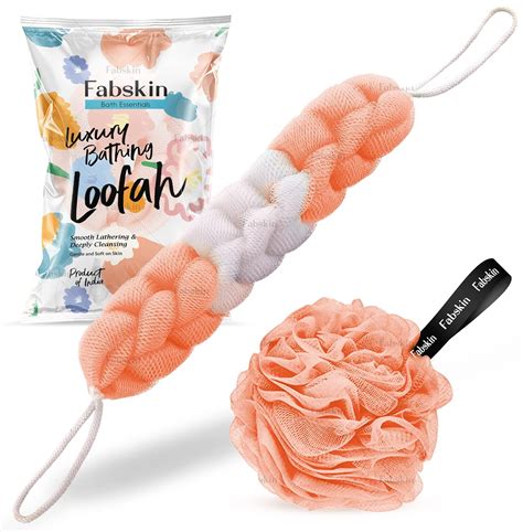 Buy Fabskin Luxury Back Scrubber Loofah Belt Loofah for Bathing for Men ...