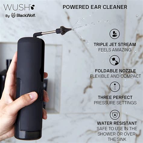 Wush Pro by Black Wolf - Water Powered Ear Cleaner | Safe & Effective ...