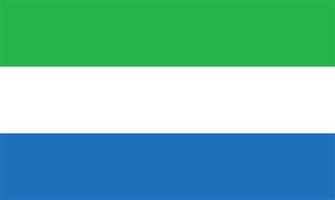 Flat Illustration of Sierra Leone flag. Sierra Leone flag design ...