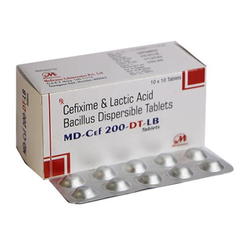 MD-CEF 200-DT-LB Tablets Medicross Laboratories Pvt. Ltd.