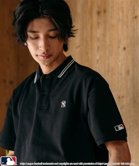 PUBLUX/別注 MLB 鹿の子 ラインネックポロシャツ【限定展開】｜Daytona Park(FREAK'S STORE公式通販)