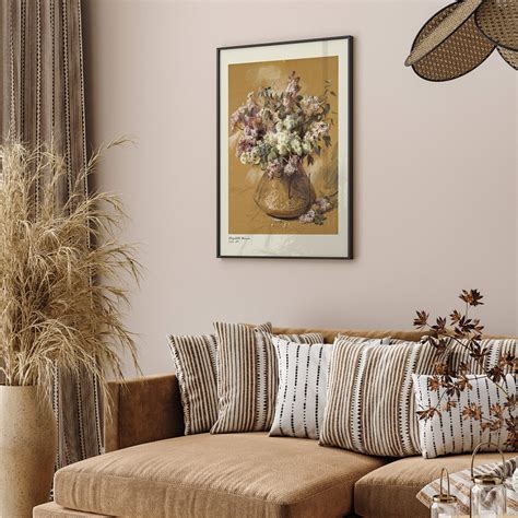 Vintage Lilacs In A Vase Wall Art Print | Vintage Wall Decor – Nook At You