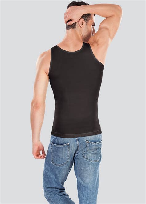 Dermawear Men's Zenrik Everyday Abdomen and Chest Shapewear vest