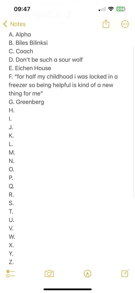 Teen Wolf A-Z. What does H stand for? : r/TeenWolf