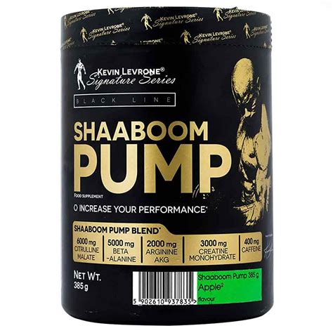 Kevin Levrone Shaaboom Pump, 380 g (0.84 lb), Apple – Online Proteins