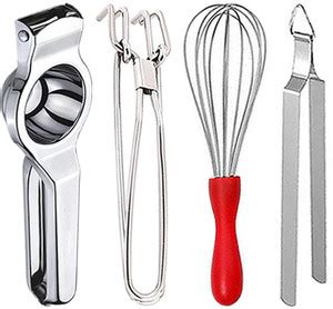 DreamBasket Lemon Squeezer & Pakkad & Egg Whisk & Roti Chimta Kitchen ...