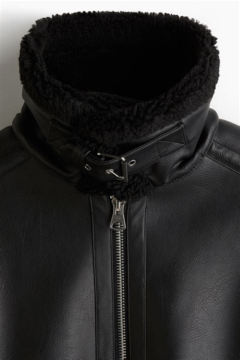 Men’s Black Aviator jacket | H&M IN