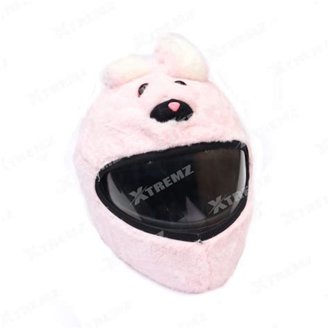 Xtremz Helmet Bunny Cover For Universal Helmets - Light Pink Color