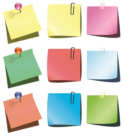 Post It Note Vector Free - ClipArt Best
