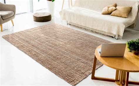 Buy Onlymat Luxurious Boho Jute Rug, Natural Jute Handstitched Floor ...