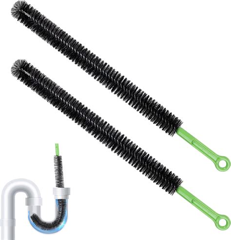 Amazon.com: 2Pcs Upgraded Drain Clean Brush Set, Extended Dryer lint ...