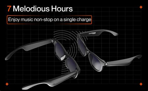 Ambrane Glares R Smart Glasses: Blue Light Filtering & UV Protection ...