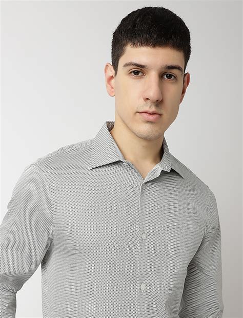 Buy Pure Cotton Printed Spread Collar Shirt at Marks & Spencer