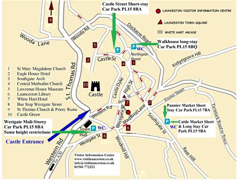 local car parks – Visit Launceston Cornwall