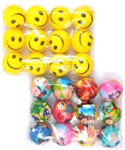 Koros Funny Disney Smiley Face Emoji Squeeze Balls and Stress Reliver ...