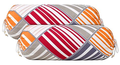 Kuber Industries Multi Check Printed Cotton Bolster Cover- Set of 2, 16 ...