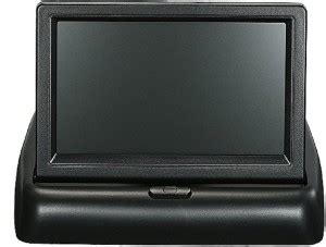 TRENTECH 16:9 High Definition Digital TFT LCD Foldable/Car Rear View ...