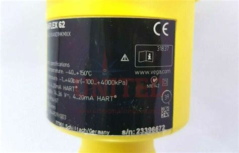 VEGA VEGAFLEX 62 RADAR LEVEL SENSOR FX62.XXAND1HKMXX | United Marine ...