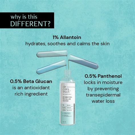 Foxy.in : Buy Deconstruct Micellar water - 1% Allantoin, 0.5% Panthenol ...