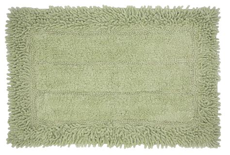 Buy Spura Home 27"x45" Sage Shag Border W/Horizontal Striped Center ...